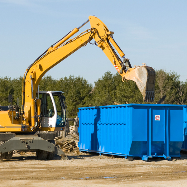 are there any restrictions on where a residential dumpster can be placed in North Chelmsford Massachusetts